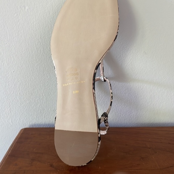 Saks Fifth Avenue Snakeskin Print Sandals - Picture 12 of 14